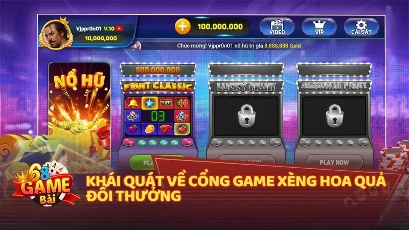 Điểm nổi bật của trò chơi Xèng Hoa Quả